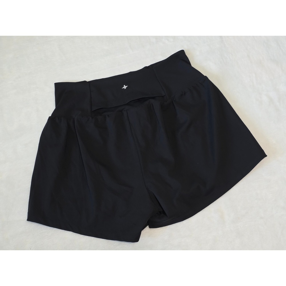 Halara Small Airy Super High Waisted 2-in-1 InstantCool Yoga Shorts with Pockets